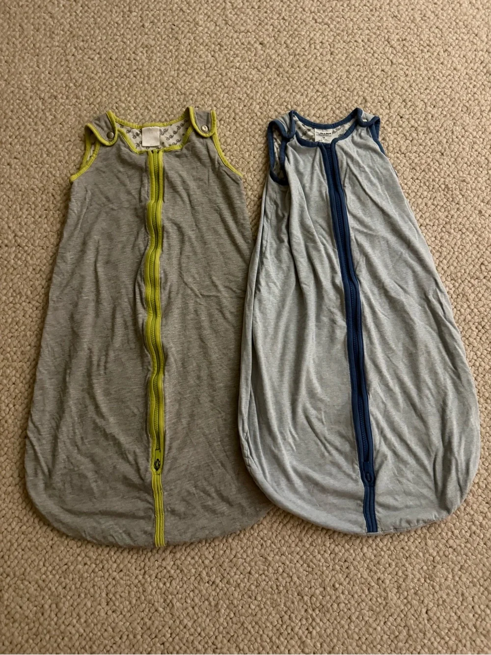 Deedee Baby Sleeveless Sleep Sack Pajamas x 2